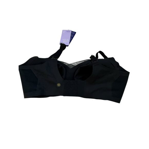 Honeylove Crossover Wireless Bra Size 1X (40 C/D) Black - NWT - Picture 2 of 6